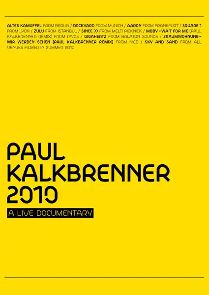 Paul Kalkbrenner - 2010: A Live Documentary (2010)