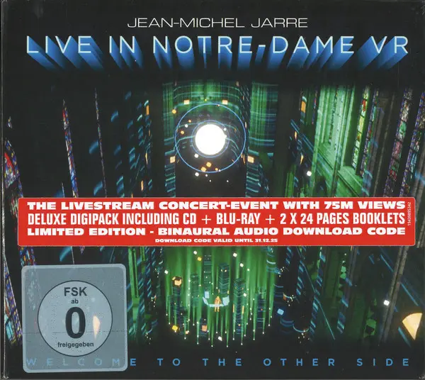 Jean Michel Jarre - Live In Notre Dame VR - Welcome To The Other Side (2021)