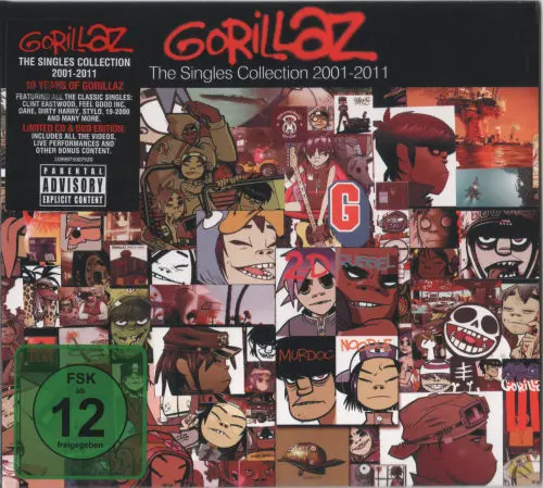 Gorillaz - The Singles Collection 2001 - 2011 (2011)