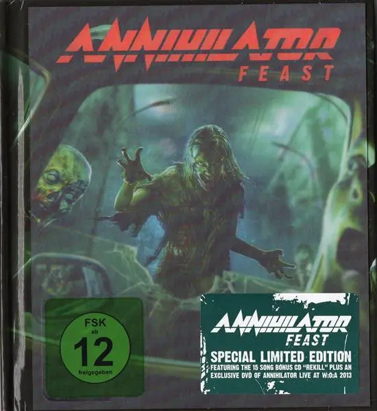 Annihilator - Feast - Live At Wacken Open Air (Bonus DVD) (2014)