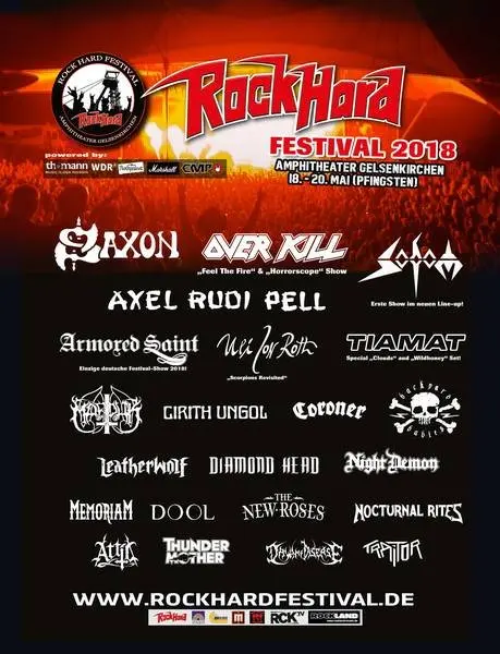 Coroner - Rock Hard Festival (2018)