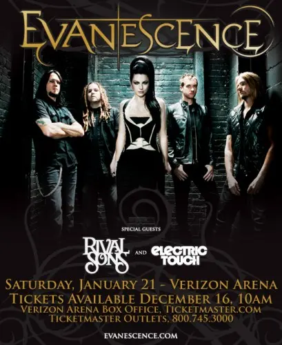 Evanescence - Live at Verizon Arena (Little Rock, AR, 21.01.2012) (2012)