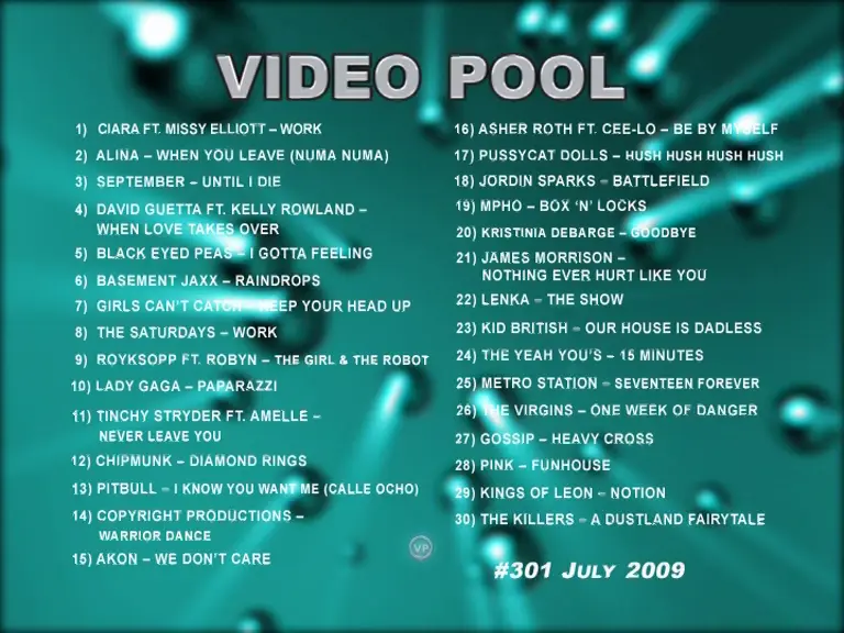 The Video Pool UK July 2009 (2009)