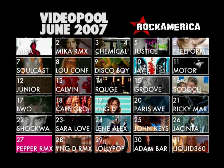 Rock America Videopool June (2007)