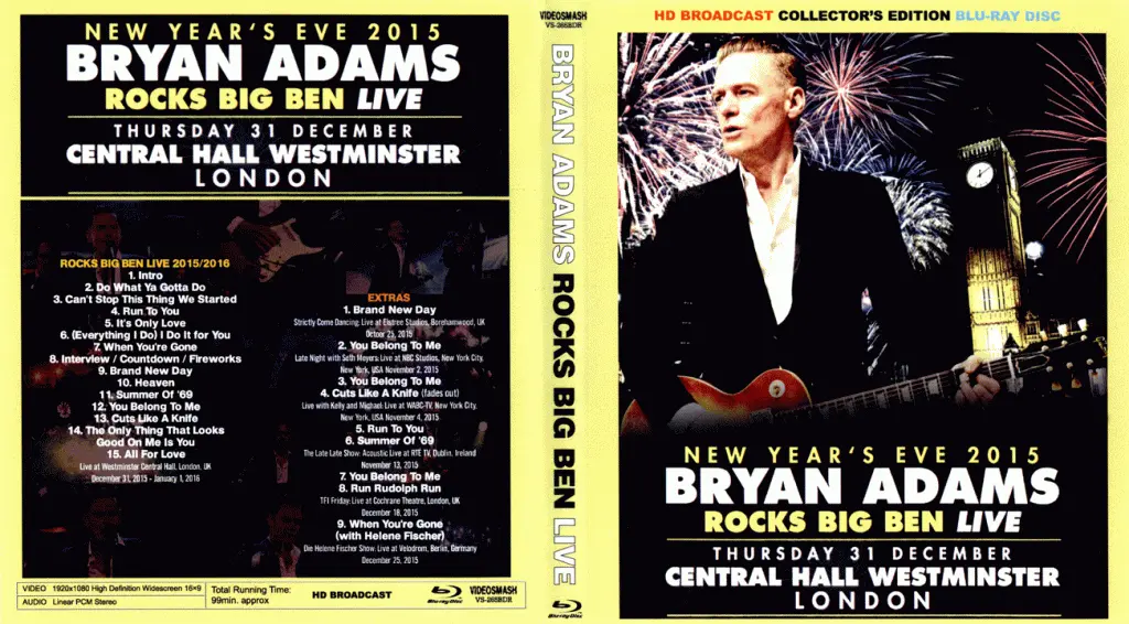 Bryan Adams - Rocks Big Ben Live (2016)